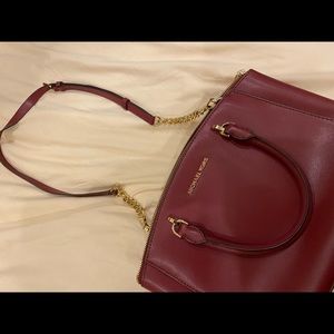Michael Kors Large Burgundy Purse